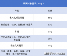 泰国-欧盟2025年商业协定：对商业和增加